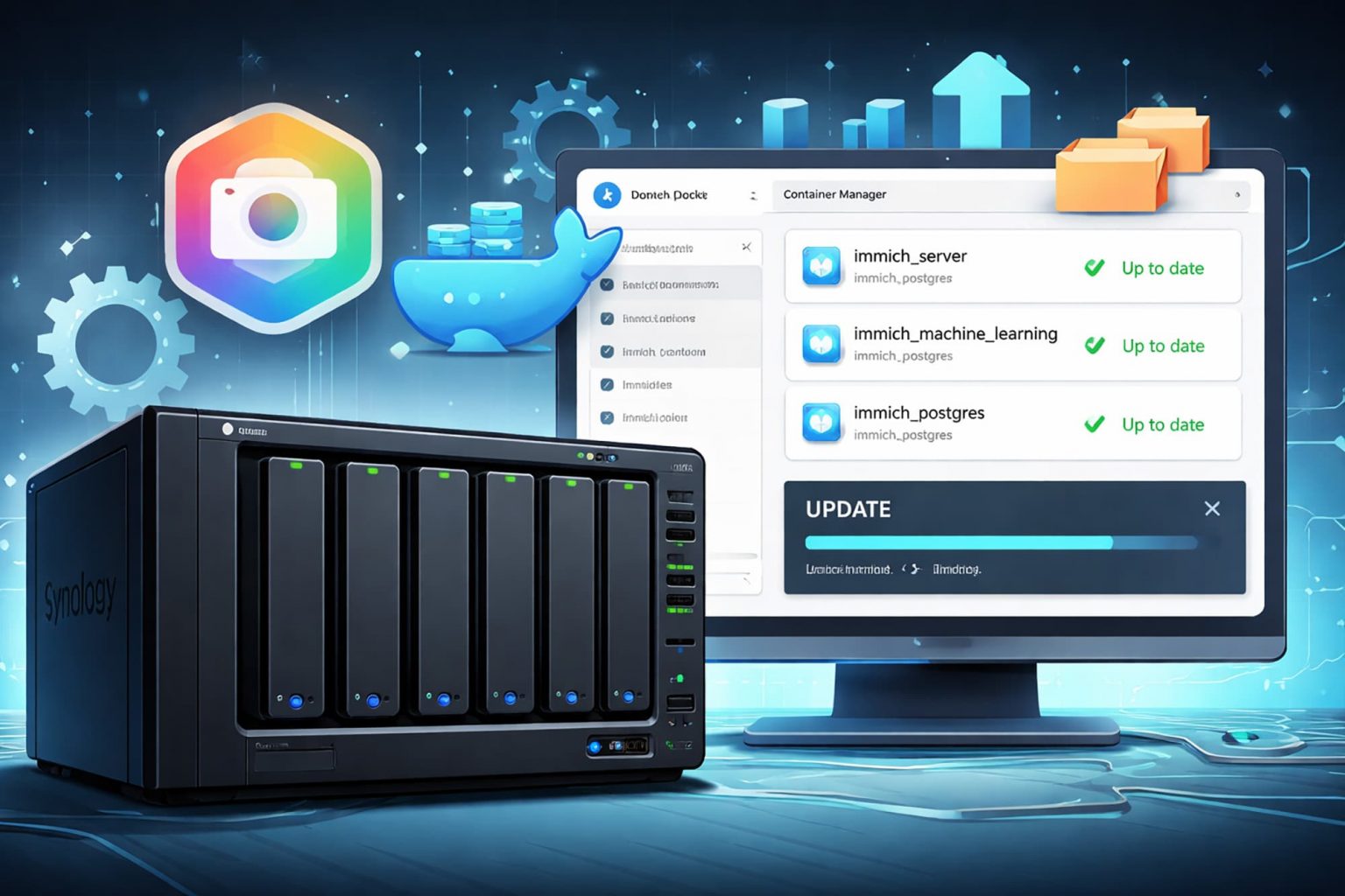 Mettre à jour Immich sur Synology proprement avec Docker et Container ...